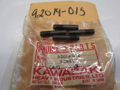 Kawasaki NOS 92014-015 Slotted Screw KD KE KS KX KD125 KE125 KS125 sold as 4