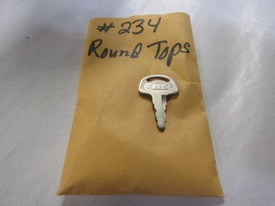 Vintage Suzuki  OEM Factory Pre Cut Motorcycle Key # 234