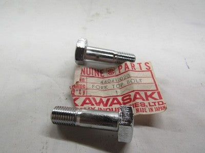 Kawasaki NOS NEW 44041-020 Fork Top Bolt G3 KH G3SS G3TR KH100 Bushmaster