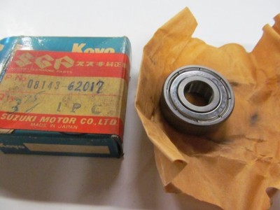 Suzuki OEM NOS TS185, SP370, RM100, RM125, Front Wheel Bearing 08143-62017