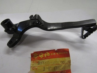 NOS OEM Suzuki Rear Brake Pedal 1980-1981 PE175 PE 175 PE175T X 43110-40500