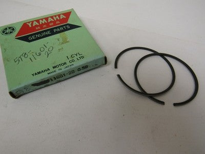 YAMAHA YZ80 1974-82 YAMAHA RINGS 0.50 MM  OVER SIZE OEM pn  5T8-11601-20-00