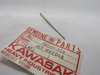 NOS New Kawasaki 1969-74 G3 SS 1969-70 G3TR Carburetor Carb Jet Needle 16009-028
