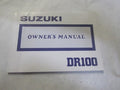 1988 OEM SUZUKI DR100 OWNER'S MANUAL VINTAGE