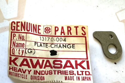 1 Kawasaki NOS NEW 13170-004 Change Drum Lever Plate H1 H2 A1 A7 KH KV MT1 A1SS