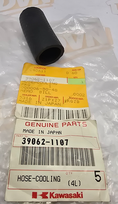 Kawasaki Oem Nos EX 500 GPZ 500 S 1989-2000 Coolant Hose 39062-1107