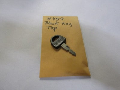 50Vintage Suzuki  OEM Factory Pre Cut Motorcycle Key # 459  black top