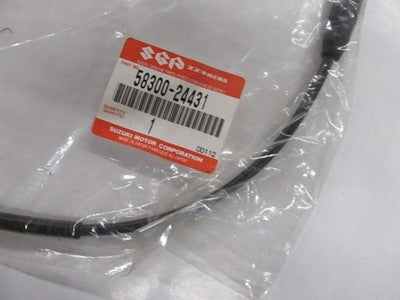 Suzuki TM100 1983-1986 LT125 LT185  NOS THROTTLE CABLE 58300-24401