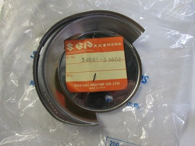 NOS SUZUKI GT380 GT550 TACHOMETER PLATE OEM NOS 34961-33601 34961-33602