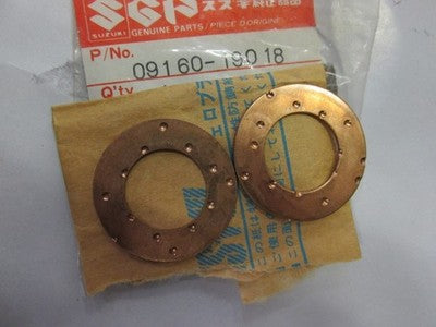NOS SUZUKI THRUST WASHER 09160-19018       1982 1983 RM125