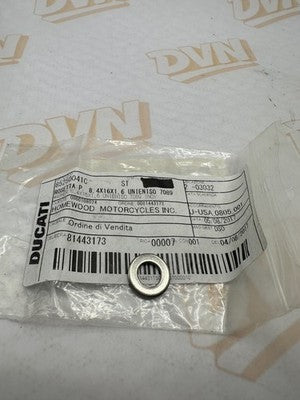85250041C NEW OEM DUCATI WASHER 8.4X17X1.6