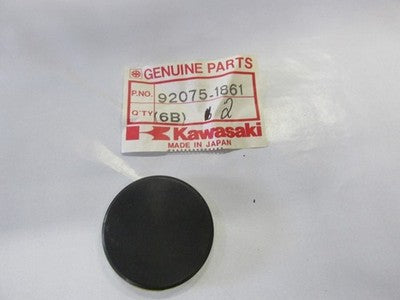 1 NEW KAWASAKI NOS OEM RUBBER REAR FENDER DAMPER   92075-1861   KSF250 KEF30