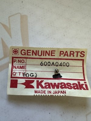 NOS Kawasaki Steel Ball 1/8" Dia.  600A0400 NEW OEM