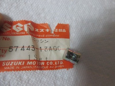 NOS OEM 1985 SUZUKI DR250 ADJUSTER SCREW RIGHT INDICATOR SWITCH 57443-13A00