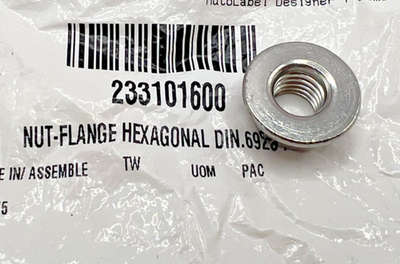 1 NEW Genuine Seadoo Factory Hardware M10 Hex Nut w Flange Part OEM 233101600