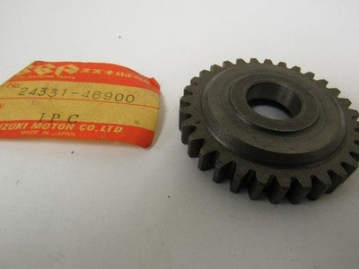 Nos SUZUKI 24331-46900 77-78-79 RM80 RM 80 Transmission 3rd GEAR DRIVEN
