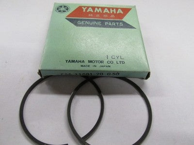 NOS Yamaha OEM Piston Ring Set 0.50 1976-1980 YZ80 598-11601-20