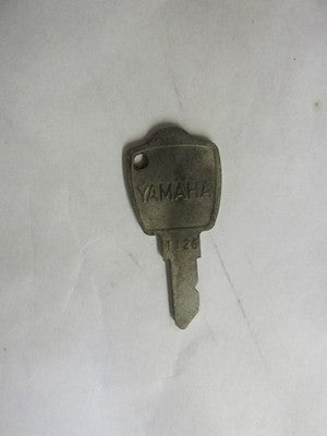 Vintage Yamaha OEM Factory Pre Cut Motorcycle Key # 1126