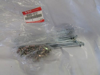 NOS SUZUKI TS50 GAUCHO  NOS REAR SPOKE SET 1971-1964  65320-12121