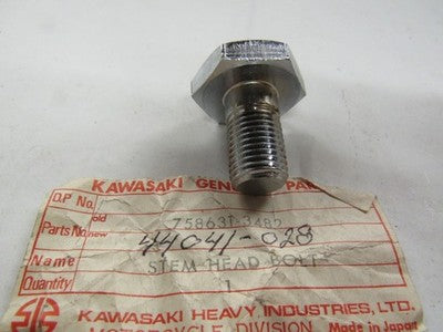 Kawasaki NOS OEM 68-70 F4 Steering Stem Head Bolt 44041-028