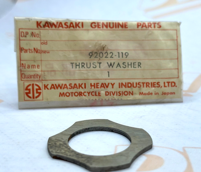 New OEM Kawasaki 92022-119 Thrust Washer NOS