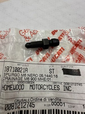 NEW GENUINE DUCATI 18710021A VALVE, BREATHER