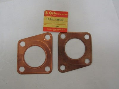 Suzuki TM100 1974-75  oem cylinder head gaskets    11141-28650
