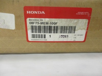 New Genuine Honda Rear Backrest Mounting Brackets 08F75-MEM-100F