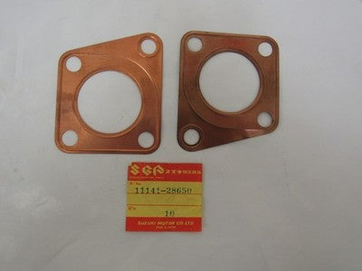 Suzuki TM100 1974-75  oem cylinder head gaskets    11141-28650