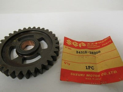 Suzuki RV125 TC125 nos 1st driven gear 1972-77   24310-28200 SOLD AS 2
