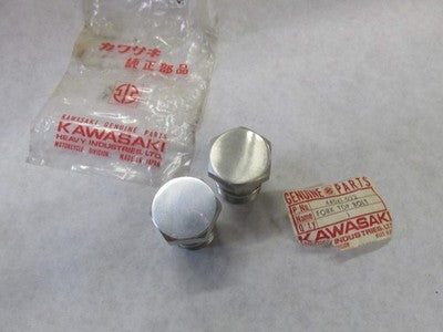 (2)NOS NEW OEM ORIGINAL KAWASAKI C2TR C2SS F3 G4TR G31M FORK TOP BOLT 44041-022