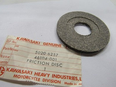 Kawasaki NOS NEW 46104-001 Steering Damper Friction Disc A1 A7 A1SS A7SS Avenger