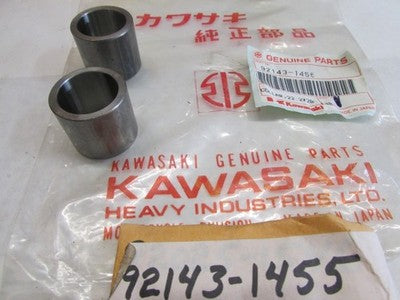 KAWASAKI MULE KAF450/500 FRONT HUB COLLAR 22.2X28.6X25 NOS 92143-1455
