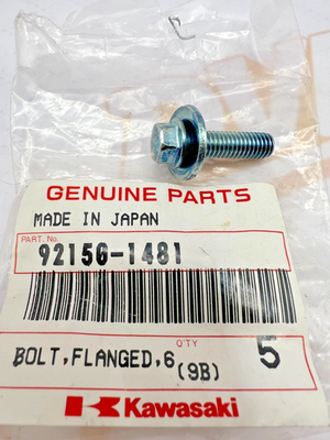 Kawasaki OEM 92150-1481 BoltFlanged6x22