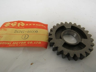 NOS 77-04 Suzuki RM50 RM80 DS80 OR50 JR80 Trans 4th Gear Drive Gear 24241-46000