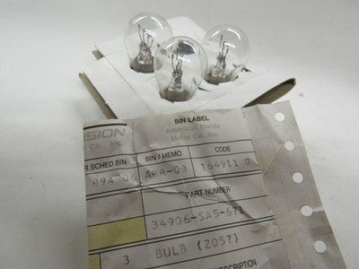 GENUINE Honda NOS 34906-SA5-671 BULB (12V 27 7W) sold as 3