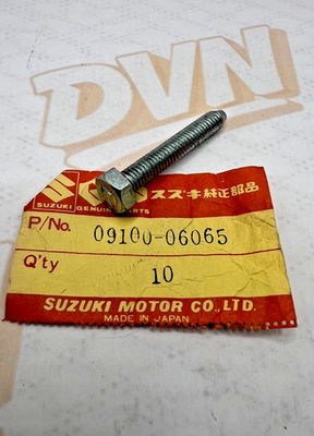NOS NEW OEM ORIGINAL SUZUKI RV90 TC125 TS125 TS185 BOLT 09100-06065