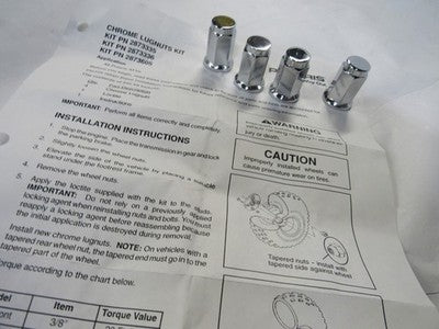 Polaris Magnum, Trail Boss, NOS 3/8 Flange Lug Nut Kit 2873336  4 NUT SET
