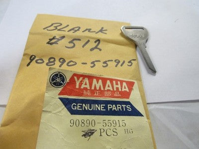 NOS Vintage Genuine Yamaha Motorcycle Blank Keys #521 90890-55915