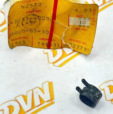 Kawasaki NOS NEW 92037-4009 Clamp KLT KLT250 KLT200 Duckster Police Prairie