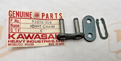 Kawasaki NOS NEW 92058-008 Chain Joint 530 W1 W2 S3 A1 A7 F4 KH KZ W1SS W2SS