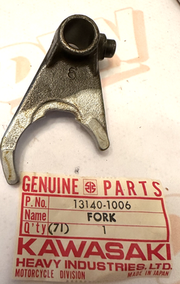 NOS Kawasaki 13140-1006 KZ400 KZ440 1977-1979 OEM Genuine Shift Fork Assy