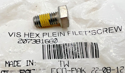 1 NEW Can-Am / SeaDoo Genuine Stainless Steel 8x16 Hex Bolt Screw OEM 207381660