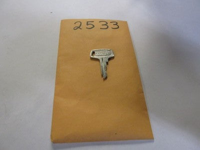 Vintage Suzuki  OEM Factory Pre Cut Motorcycle Key # 2533