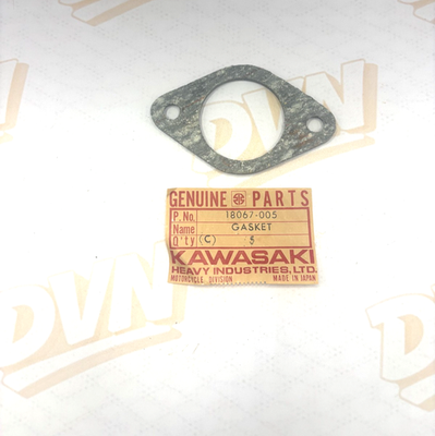 70-75 KAWASAKI G31M G4TR Exhaust Pipe Clamp Gasket OEM NOS