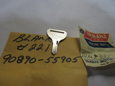 NOS Yamaha Key Blanks #221 90890-55905