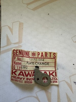 1 Kawasaki NOS NEW 13170-004 Change Drum Lever Plate H1 H2 A1 A7 KH KV MT1 A1SS