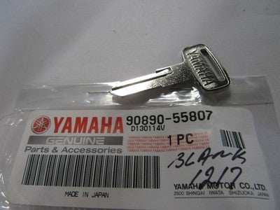 NOS OEM Yamaha Key Blank #1217 90890-55807