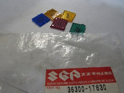 NOS Suzuki GSX-R750W GSX-R600W 1993 OEM Meter Lens Set 36300-17830