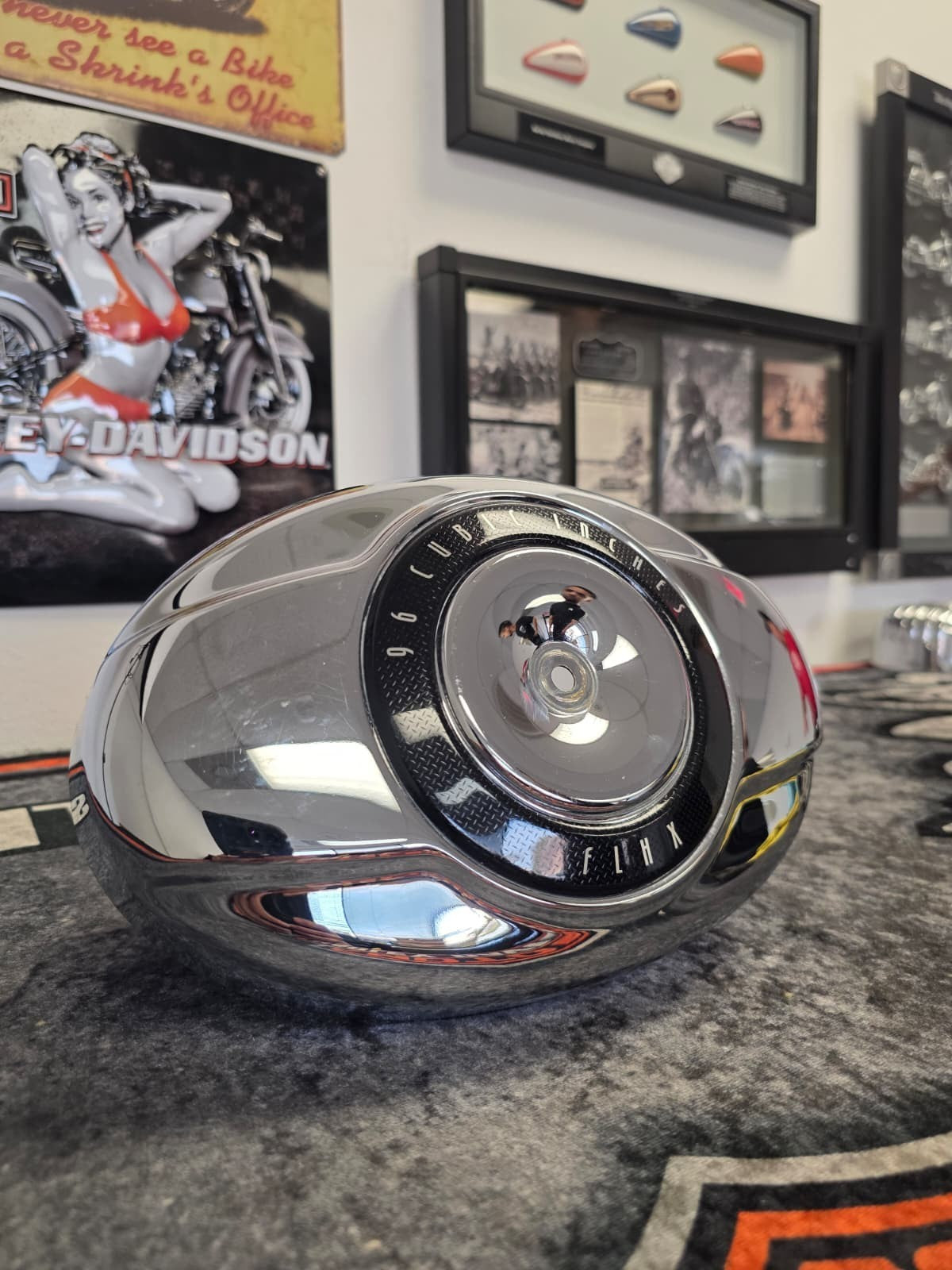 Harley Davidson 07-Later Softail OEM Chrome Air Cleaner Cover 29121-07
